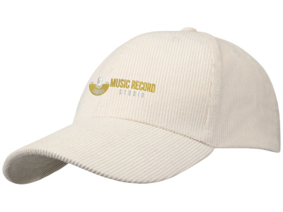 Hutton 6-панельная бейсболка из переработанного хлопка - Sandstone