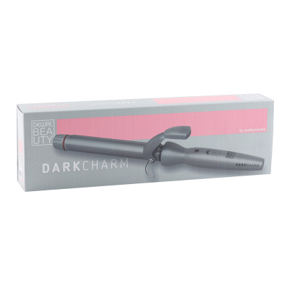 Плойка для волос DEWAL BEAUTY Dark Charm, 25 мм, 40 Вт, серая
