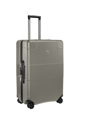 Чемодан VICTORINOX Lexicon, серый, 100% поликарбонат, 45x28x68 см, 73 л
