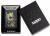 Зажигалка ZIPPO Gambling Design с покрытием Black Matte, латунь/сталь, чёрная, матовая, 38x13x57 мм