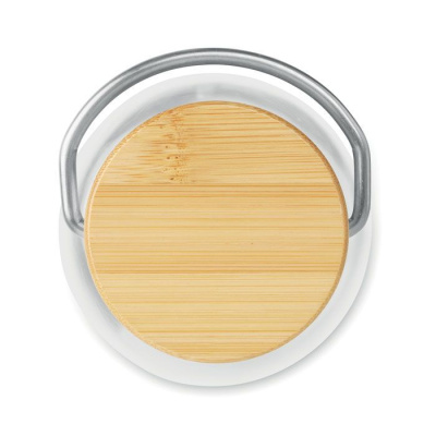 Бутылка 800мл. Бамбуковый топ прозрачный