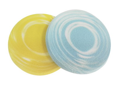 Губка Dewal Beauty для нанесения макияжа круглая, 2 шт