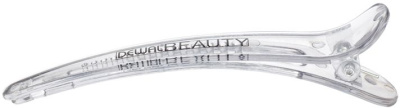 Зажимы для волос Dewal Beauty 5 шт/ уп.серые прозрачные