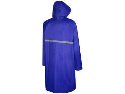 Длинный дождевик Lanai  из полиэстера со светоотражающей тесьмой, кл.синий , размер XS-S