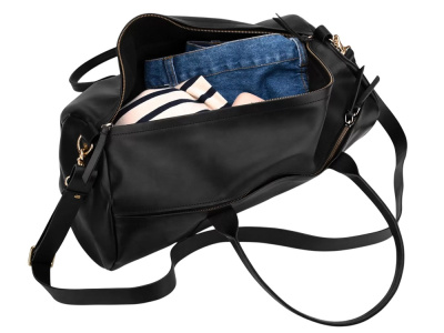 Дорожная сумка Угра, черный , размер С лого