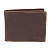 Бумажник KLONDIKE Yukon, натуральная кожа в коричневом цвете, 12,5 х 3 х 9,5 см
