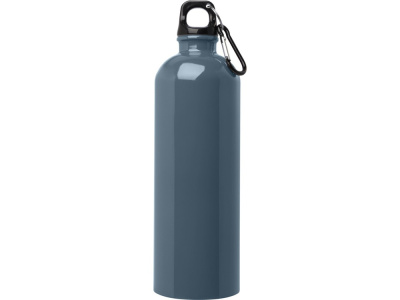 Одностенная бутылка для воды с карабином Oregon, изготовленная из нержавеющей стали, сертифицированной по стандарту RCS, объемом 750 мл - Hale Blue , размер 750 мл