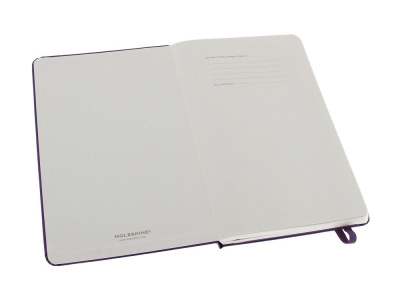 Записная книжка Moleskine Classic (в линейку) в твердой обложке, Large (13х21см), фиолетовый , размер A5