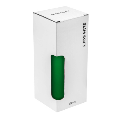 Термокружка SLIM SOFT COLOR 350мл. Зеленая 6030.02