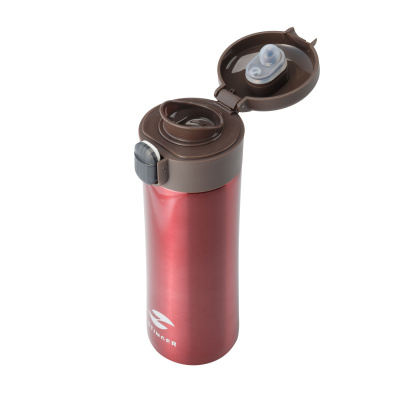 Термокружка Stinger, 0,35 л, сталь/пластик, красный глянцевый, 8,4 x 7 x 21,2 см