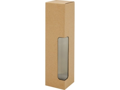 Ziggs спортивная бутылка из переработанного пластика объемом 650 мл, transparent charcoal