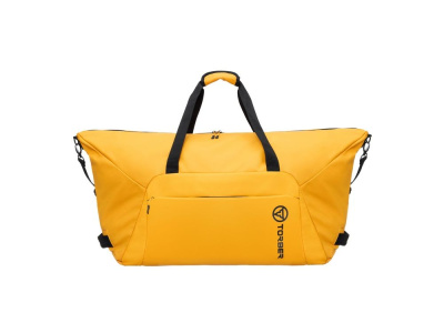 Сумка дорожная TORBER РИТМ, желтая, полиэстер 900D с PU покрытием, 65 х 37 х 34 см