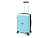 Чемодан TORBER В Отпуск, бирюзовый, полипропилен, 40,5 х 25 х 62,5 см, 55 л , размер M