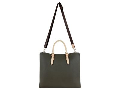 Сумка-шоппер BUGATTI ЭЛЛА | ELLA, оливковая, полиуретан, 37х12х31 см