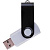 Флешка TWIST COLOR MIX Серебристая с черным 4016.06.08.16ГБ