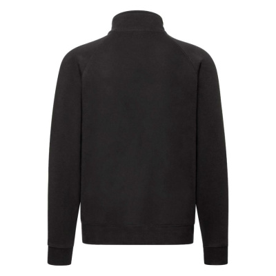 Толстовка "Sweat Jacket", черный_M, 70% х/б, 30% п/э, 280 г/м2