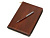 Бизнес-блокнот на молнии А5 Fabrizio с RFID защитой и ручкой, коричневый