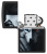 Зажигалка ZIPPO Two Wolves с покрытием Black Matte, латунь/сталь, черная, 38x13x57 мм