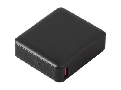 Внешний аккумулятор Brick 10 с быстрой зарядкой QC/PD, 10000 мАч, черный , размер 10000 mAh