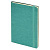 Ежедневник недатированный Boomer, А5,  бирюзовый, кремовый блок в линейку, без обреза