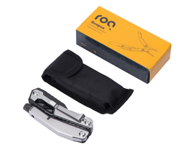 Мультитул-пассатижи Scopus 4-в-1 с двумя битами, черный (Р)