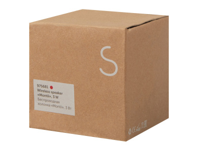 Беспроводная колонка Montii, 3 Вт, красный