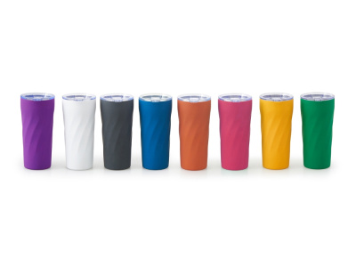 Подарочный набор FAMILY с термосом и термокружкой, розовый