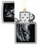 Зажигалка ZIPPO Shadow Wolf с покрытием Street Chrome, латунь/сталь, серебристая, матовая, 38x13x57 мм