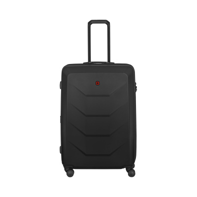 Чемодан WENGER Prymo, чёрный, большой, 52х76х30 см, 93 л, ABS+PC