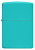 Зажигалка ZIPPO Classic с покрытием Flat Turquoise, латунь/сталь, бирюзовая, глянцевая, 38x13x57 мм