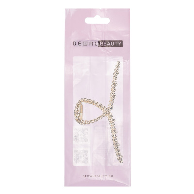 Заколка-краб Dewal Beauty, цвет золотой