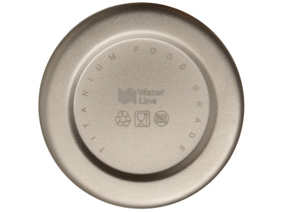 Бутылка для воды из титана Titan, 750ml, темно-серый