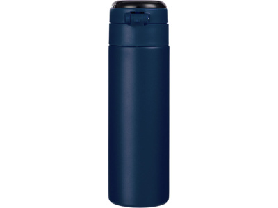 Вакуумная термокружка Waterline с медной изоляцией Bravo, 400 мл, тубус, темно-синий
