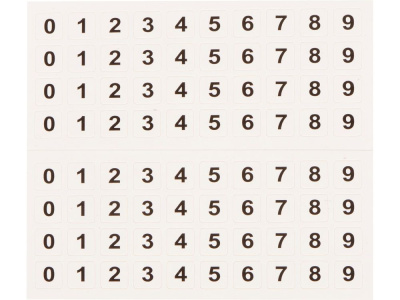 Табличка Tempark с номером телефона для временной парковки, белый