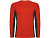 Футболка Shanghai  мужская с длинным рукавом, красный/графитовый , размер L