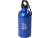 Одностенная бутылка для воды с карабином Oregon, изготовленная из нержавеющей стали, сертифицированной по стандарту RCS, объемом 400 мл - Ярко-синий , размер 400 мл