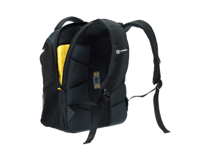 Рюкзак TORBER МЕГАПОЛИС с отделением для ноутбука 15.6, чёрный/серый, полиэстер, 35,5 х 23 х 45 см