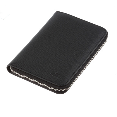 Маникюрный набор DEWAL, 7пр. Футляр: натуральная кожа, цвет черный