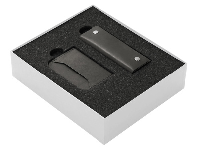 Подарочный набор Long River: картхолдер, ключница (без лого Long River), белая коробка , размер Без лого