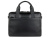 Портфель мужской BUGATTI КОМЕТА | COMET, чёрный, воловья кожа/полиэстер, 37х6х27 см