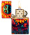 Зажигалка ZIPPO Spooky Sunflower с покрытием 540 Tumbled Brass, латунь/сталь, разноцветная, 38x13x57 мм