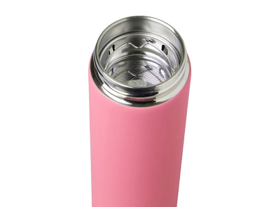 Термос Confident с покрытием soft-touch 420мл, пыльная роза