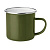 Кружка металлическая зеленый
