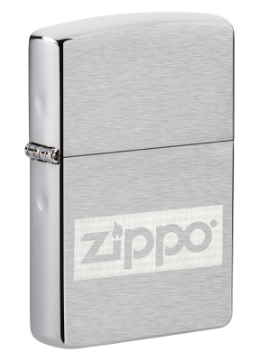 Подарочный набор ZIPPO: фляжка 89 мл и зажигалка, латунь/сталь, серебристый, в коробке с подвесом
