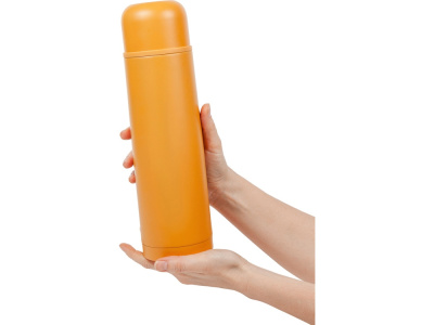 Термос Relaxika 101 (1 литр), желтый (без лого) , размер 1000