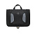 Несессер TORBER, дорожный, чёрный/серый, полиэстер, 27х11х22 см