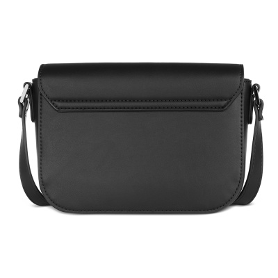 Сумка женская BUGATTI НЕЛА | NELA, черная, полиуретан, 22х8х15,5 см