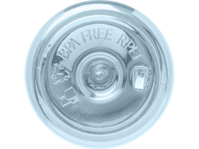 Бутылка для воды Sky/Скай из переработанной пластмассы объемом 650 мл - Светло-голубой