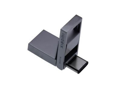 USB 3.0-флешка на 64 Гб с разъемами USB-A и Type-C, серебристый , размер 64Gb