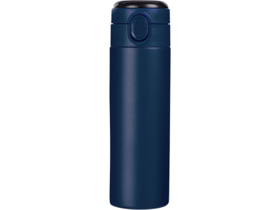 Вакуумная термокружка Waterline с медной изоляцией Bravo, 400 мл, тубус, темно-синий